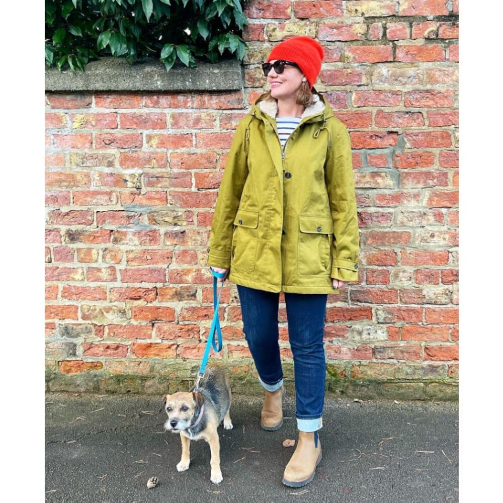 Seasalt Cornwall Lill Cove Coat Waterproof Rain Jacket Hood Oak Green Khaki 20